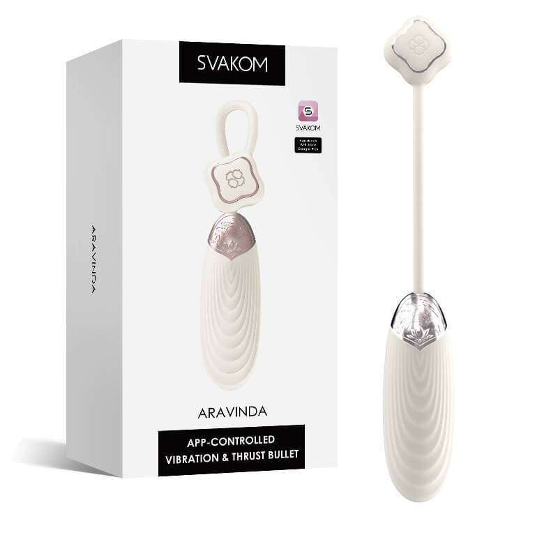 SVAKOM ARAVINDA App Thrust Bullet G Spot vibrator Egg