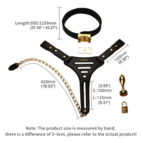 Sevanda Female Bdsm Bondage Chastity Belt Pants