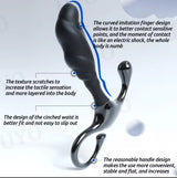 Mizzzee Lion Head Prostate Massager Silicone Black