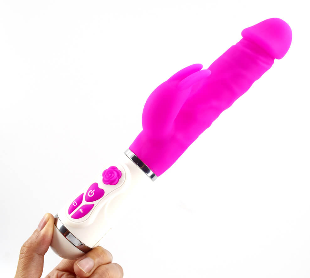 Faak Intelligent heating Rechargeable G-Spot dildo Rabbit Vibrator