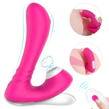 Vibrator Heating Wearable Dildo Vibrator Anal Vagina Clitoris Stimulator Sex Toys for Women G-spot Oral Suction