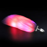 Honeysx Multifunctional luminous fox tail anal plug