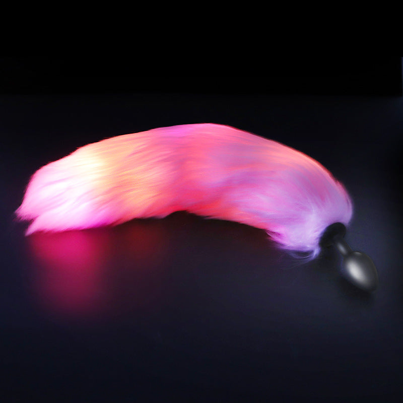 Honeysx Multifunctional luminous fox tail anal plug