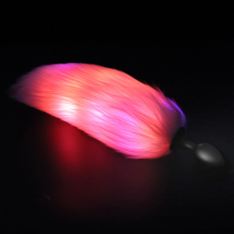 Honeysx Multifunctional luminous fox tail anal plug