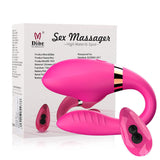 DIBE Alva Powerful Silicone Double Vibration Masturbator