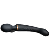 Lush Gia 2 in 1 Wand Vibrator- Black