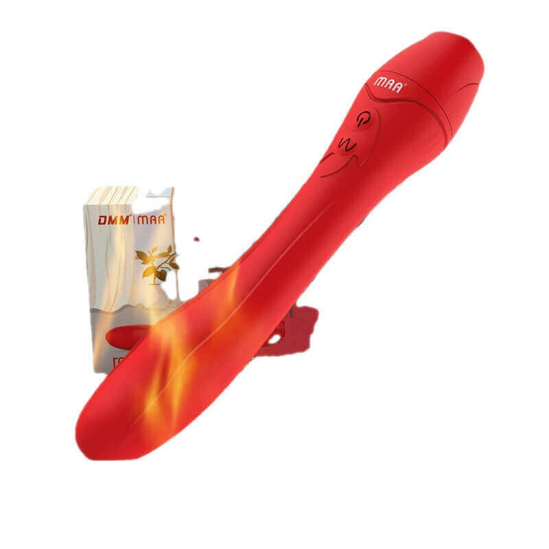 DMM Heating G Spot Rose Vibrator Dildo