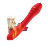 DMM Heating G Spot Rose Vibrator Dildo