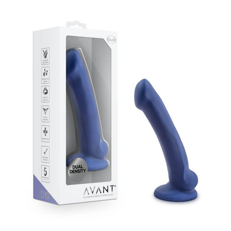 Blush Avant - D10 - Ergo Mini Indigo 7'' Silicone Dildo