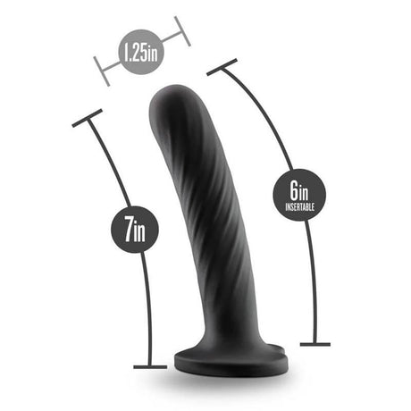 Blush Temptasia Twist Small Silicone Dildo Plug