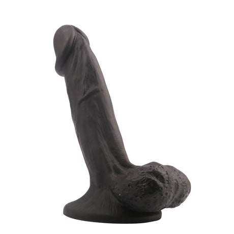 Yunman Ruanjiao Black Silicone Dildo With Suction Cup