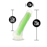 Blush Neo Elite - Glow in the Dark - Paradise - Dual Density Silicone Dildo