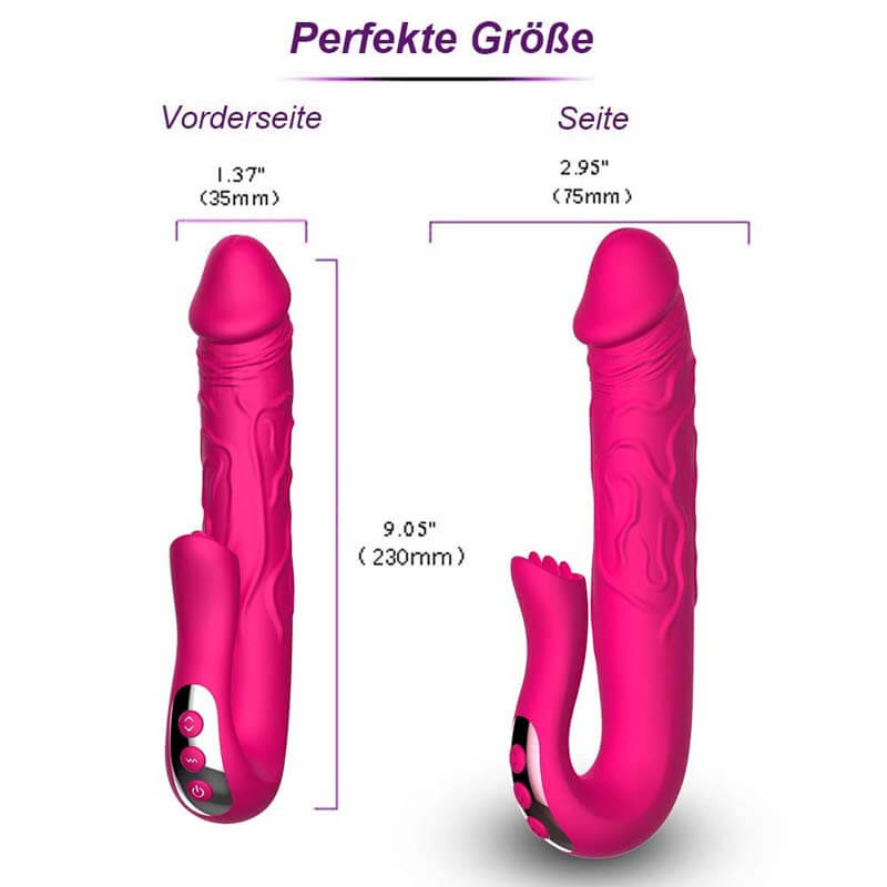 Secwell Double Stimulating Tongue Dildo Vibrator