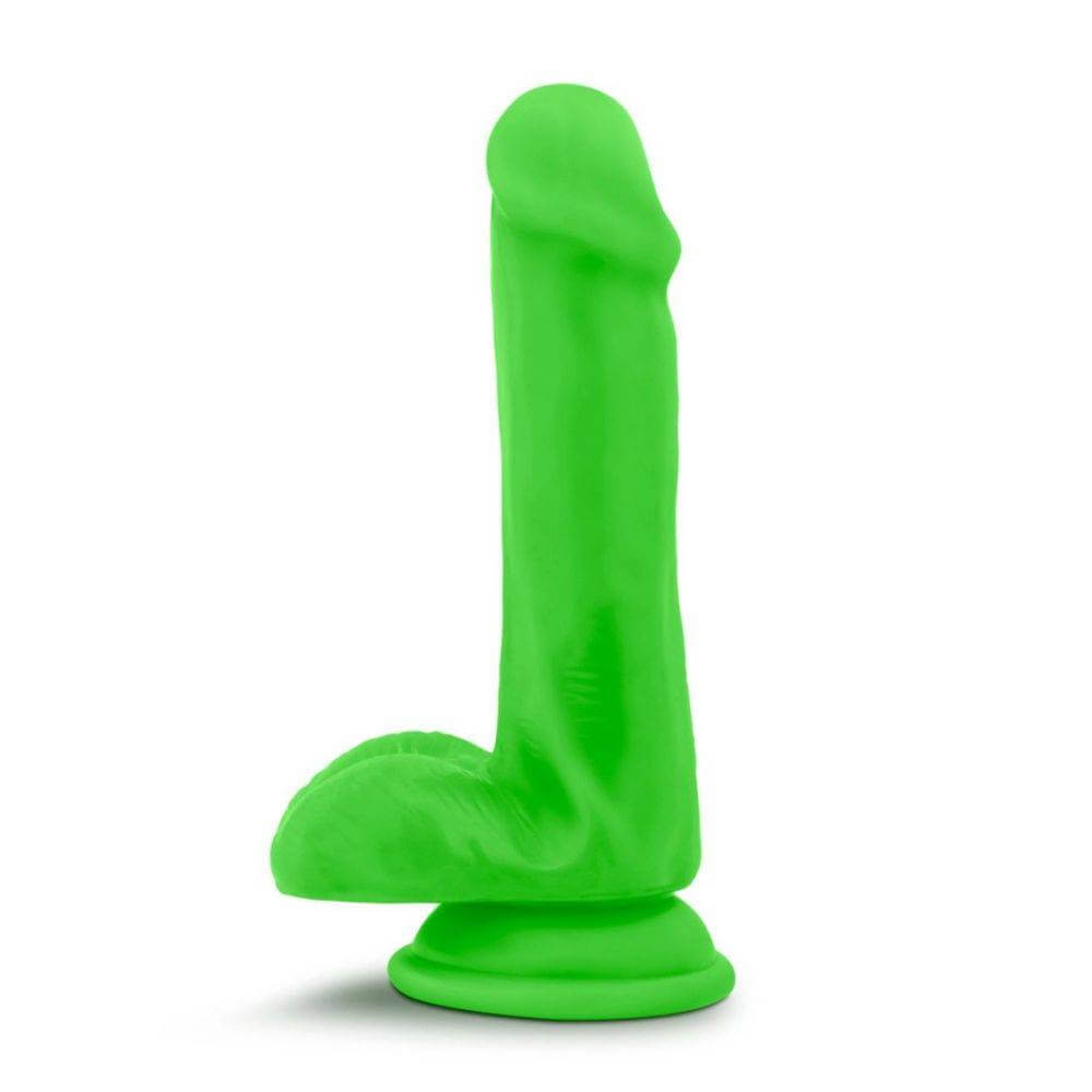 Blush Neo Elite - 6 Inch Silicone Dual Density Cock with Balls