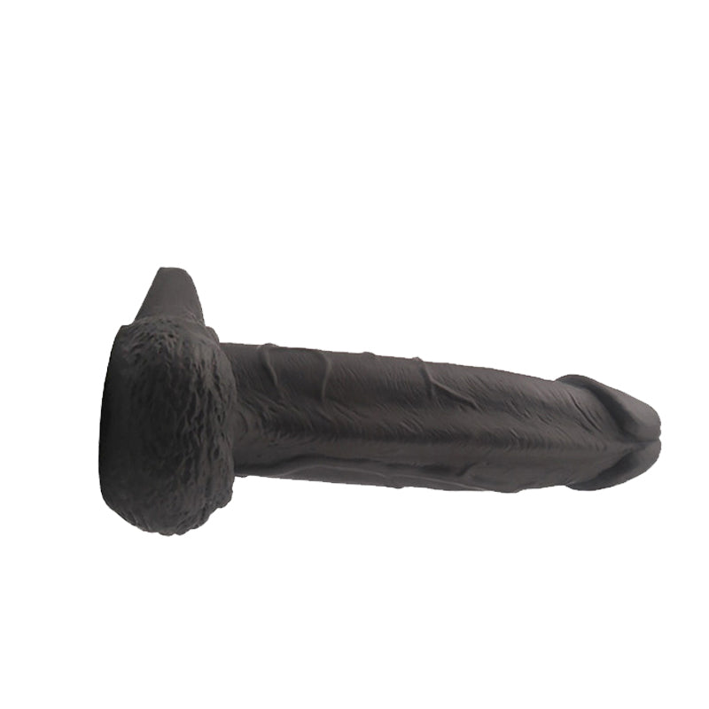 Yunman Qiao Fan Black Realistic Suction Cup Dildo