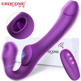 Erocome Cancri Silicone Vibrating Strapless Dildo