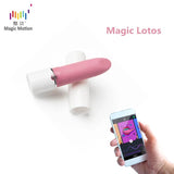 Magic Lotos APP remote control lipstick vibrator