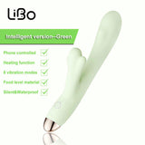 LIBO Intelligent APP Control Heating G Spot Vibrator Wand