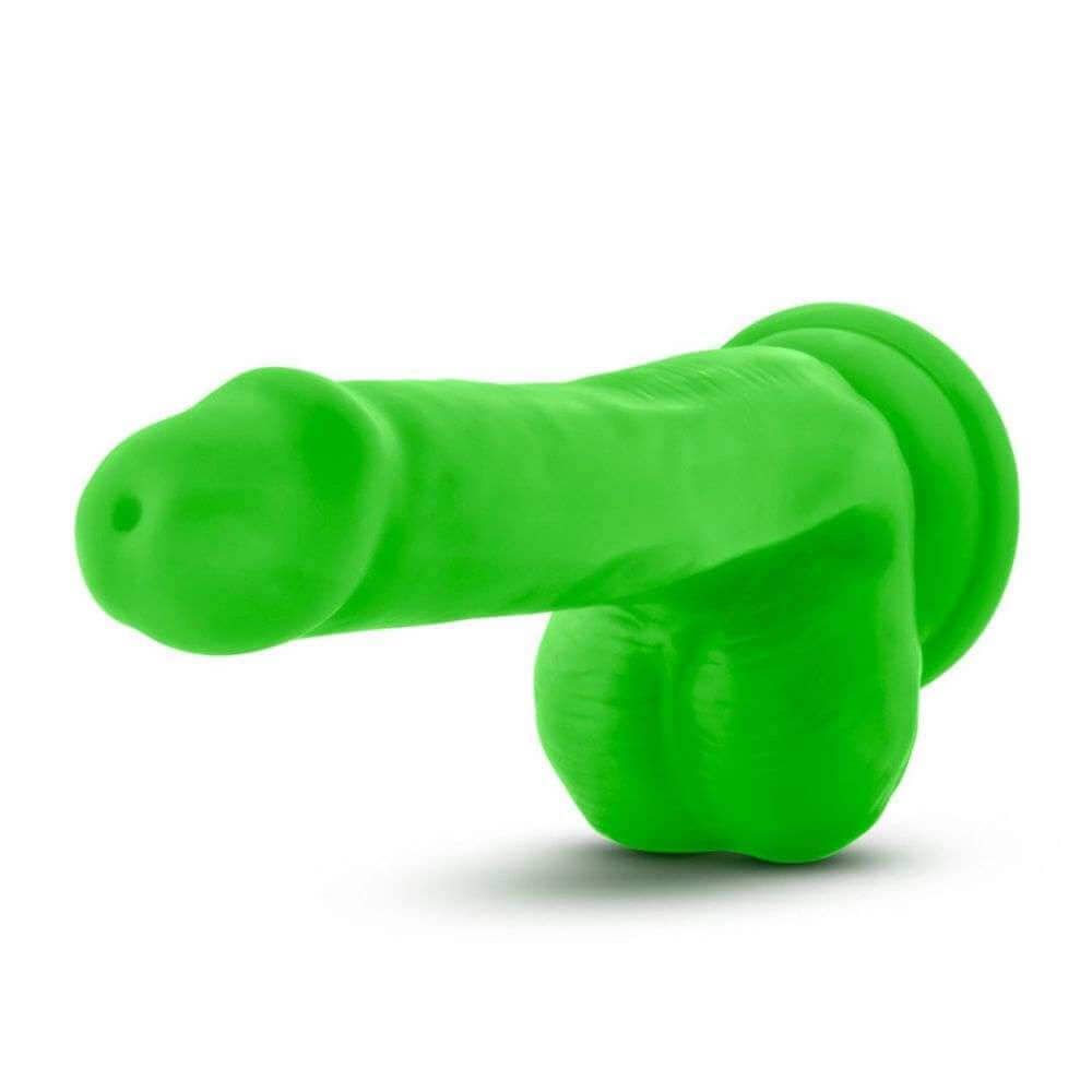 Blush Neo Elite - 6 Inch Silicone Dual Density Cock with Balls