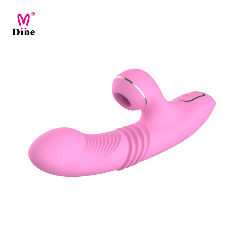 Dibe Olivia multifunctional telescopic sucking G spot vibrator