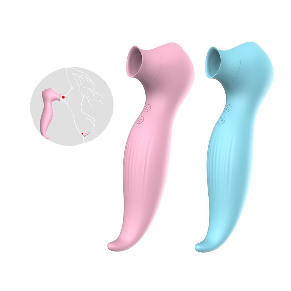 LIBO LBW-5023-P Tongue Vibrator Oral Nipple Vagina Stimulator