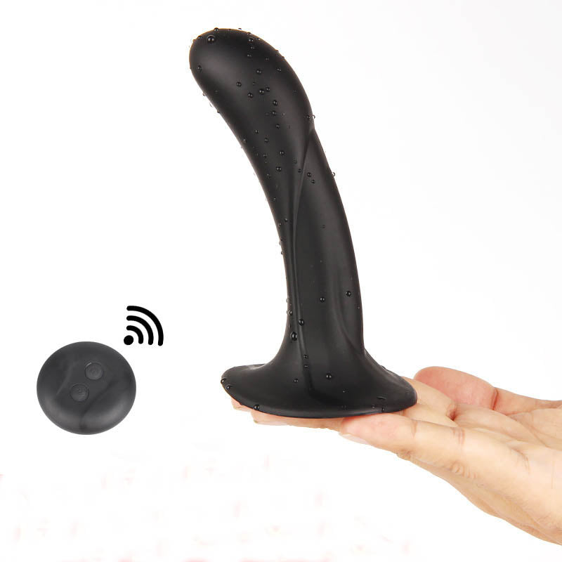 Remote Control Anal Toy Vibrator Silicone Suction Cup Dildo