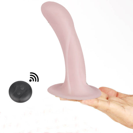 Remote Control Anal Toy Vibrator Silicone Suction Cup Dildo