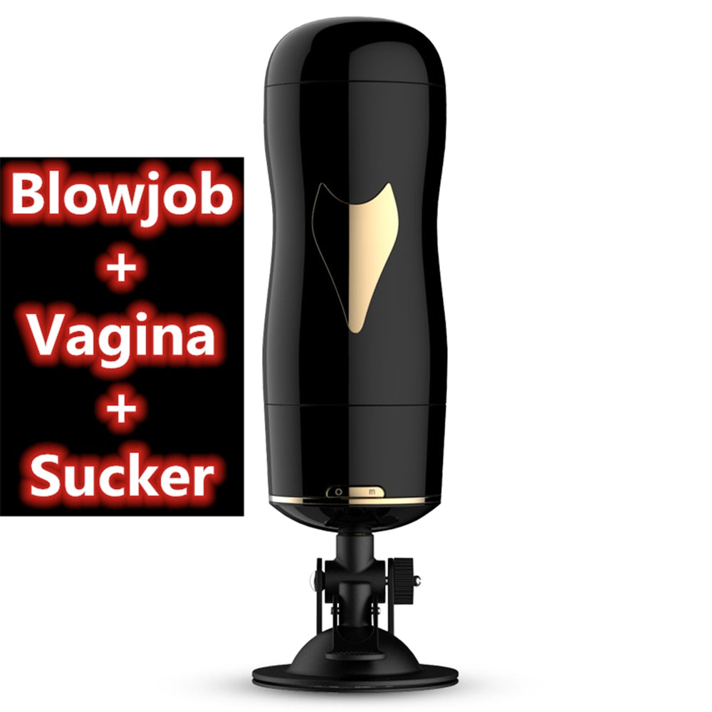 Fox Blowjob Dual Mode Male Masturbator Sex Toys – honeysx