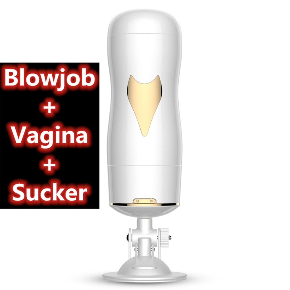 Fox Blowjob Dual Mode Male Masturbator Sex Toys – honeysx