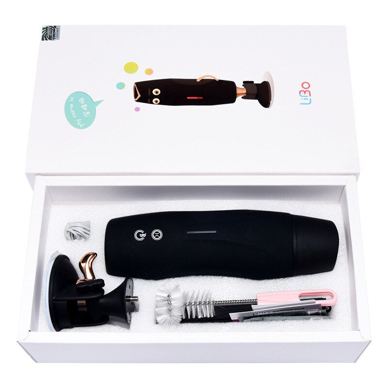 LIBO LBM-2005-R Electric  Auto Heating Male Masturbator