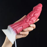 FAAK Ribbed Ejaculation Dildo With Spray Liquid