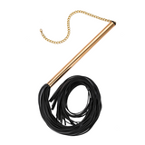 ROOMFUN ZW-031 SM Fetish Flirting Whip Golden Flogger