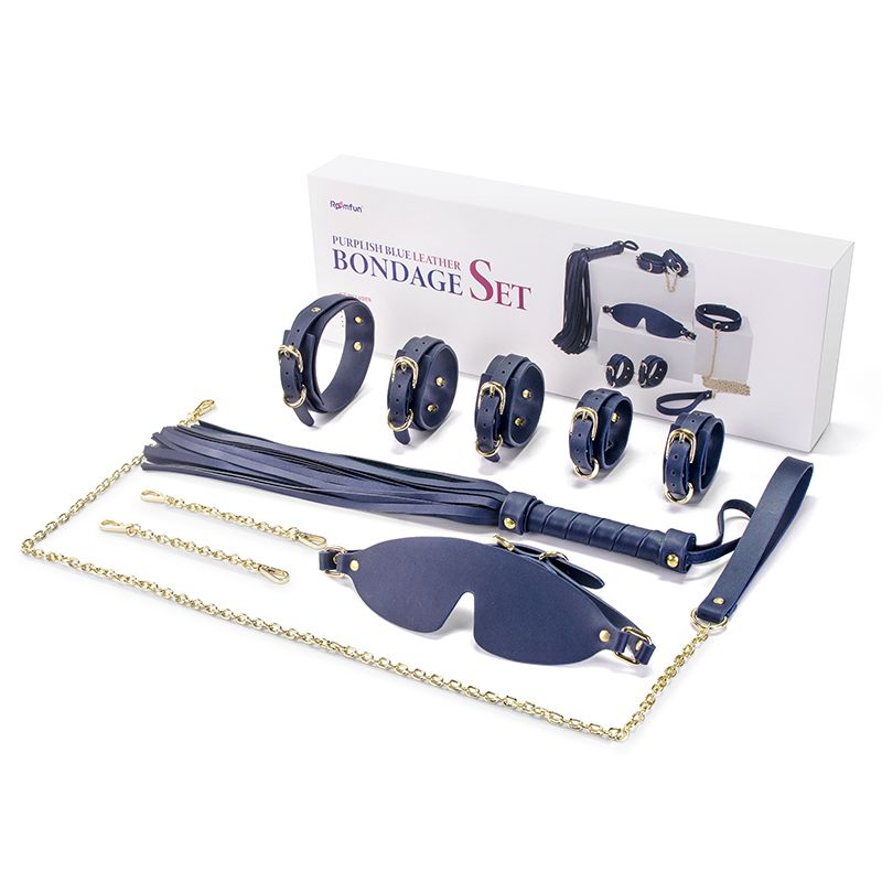 ROOMFUN ZW-077A Claret/Purplish Blue Beginner's Bondage Kit