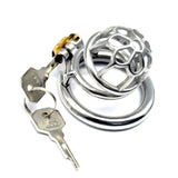 FAAK 304 stainless steel male chastity lock penis chastity cage