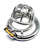 FAAK 304 stainless steel male chastity lock penis chastity cage