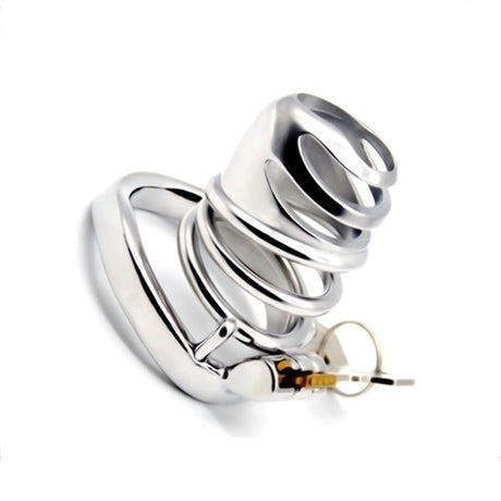 FRRK H115 stainless steel silver chastity device