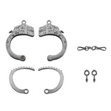 ROOMFUN ZW-027 SM Metal Diamond Fetish Restraint Handcuffs