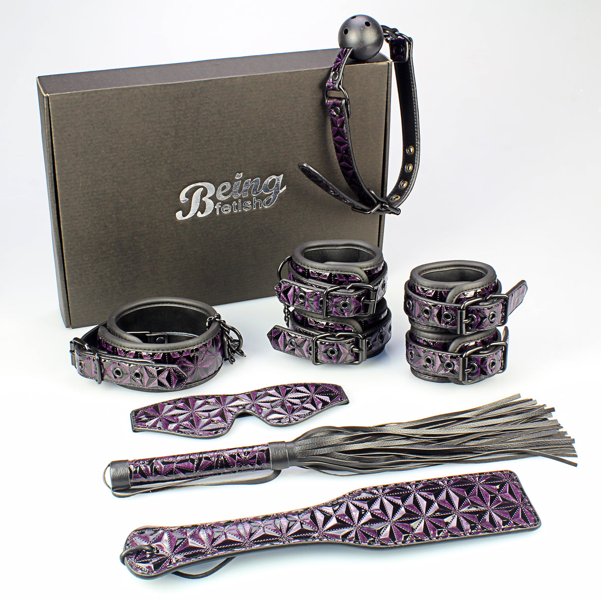 BF-40382B 7pcs Bondage Purple Kits