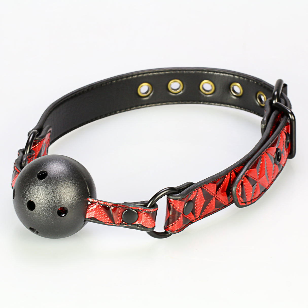 BF-40333A High-quality Red PU Ball Gag