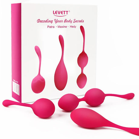 LEVETT Silicone Kegel Balls & Ben Wa Ball Massager