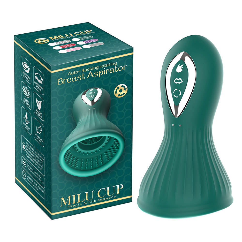 Milu cup Nipple G clit teasers auto-sucking rotating Breast aspirator