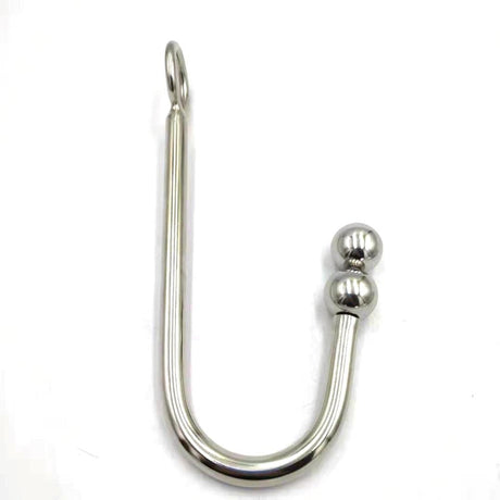 Black Emperor Stainless Steel Anal Beads Hook Anal Toy