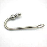 Black Emperor Stainless Steel Anal Beads Hook Anal Toy