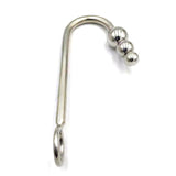 Black Emperor Stainless Steel Anal Beads Hook Anal Toy