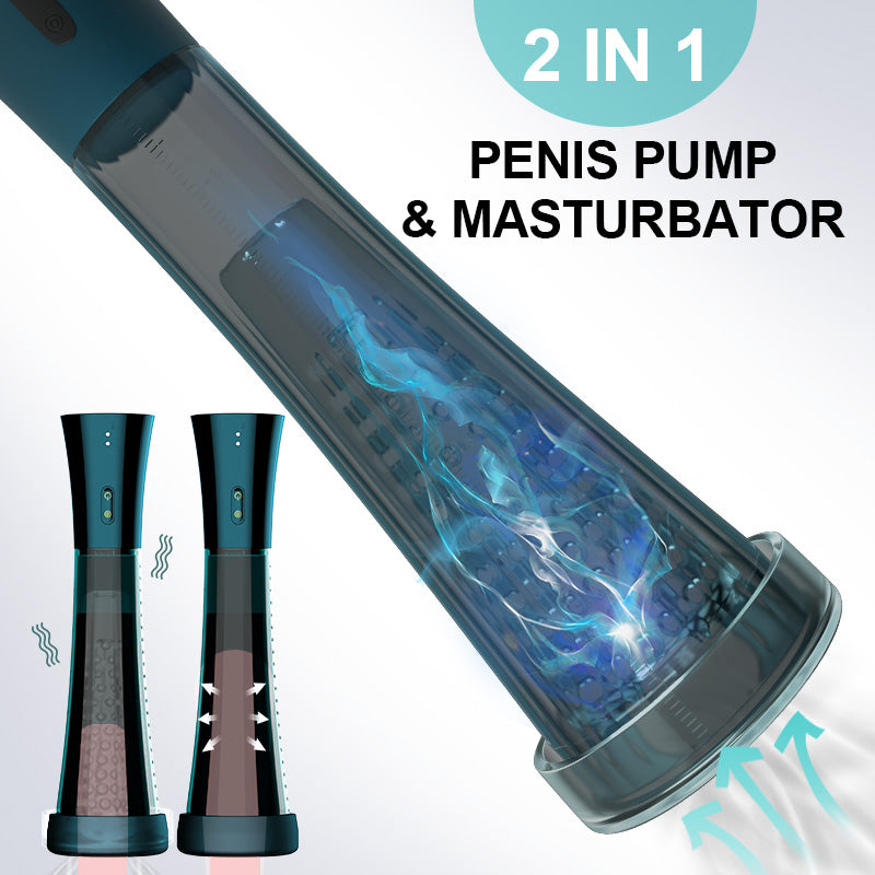 FOX Male Vacuum Penis Pump Extender Enhancer Masturbator