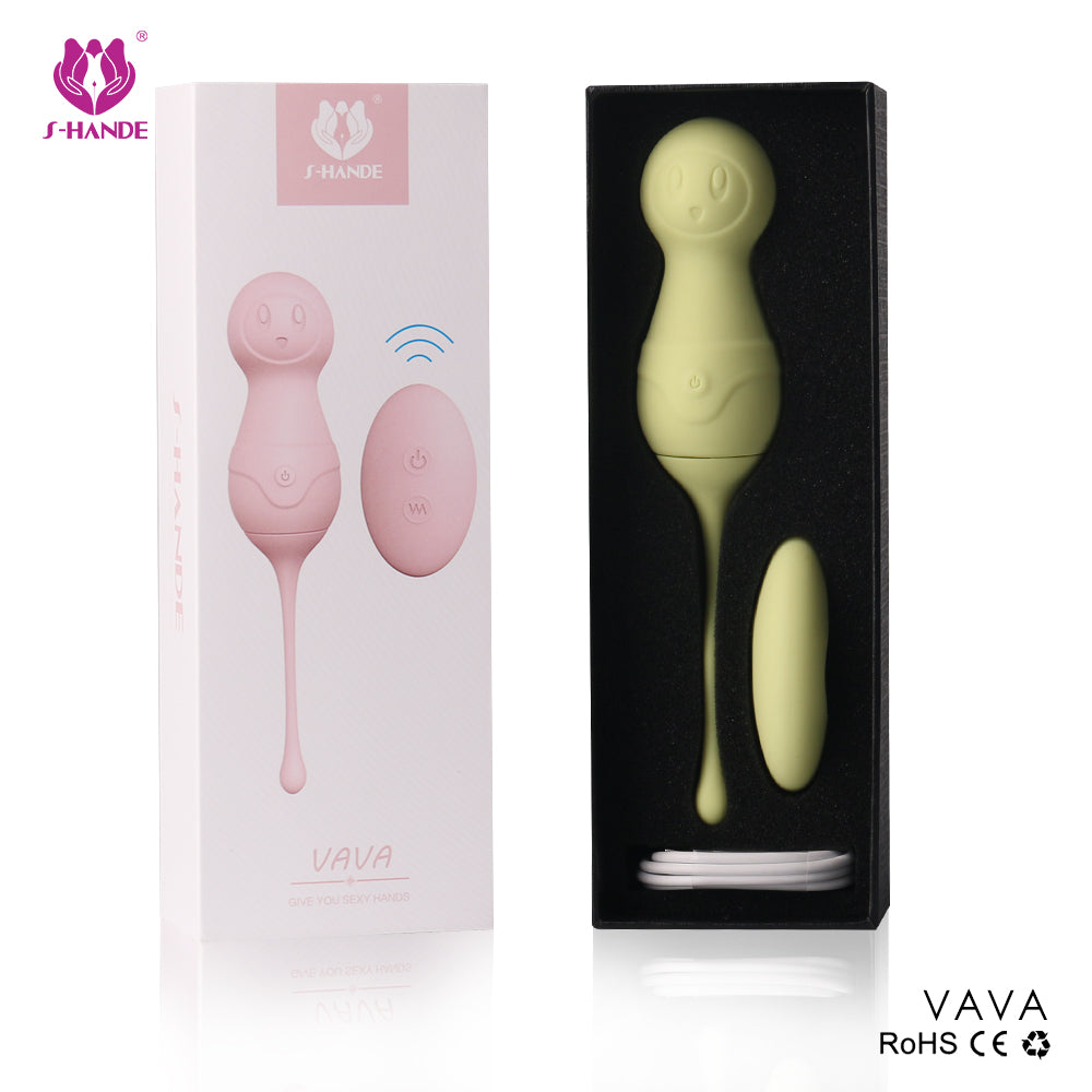 S-hande VAVA S068 Remote Control G-spot Citoris Stimulate Egg Vibrator