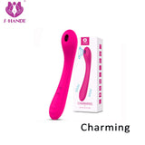 S-hande Charming S247 G-Spot Sucker Clitoris Stimulator Dildo Vibrator