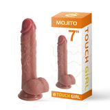 Touch Girl dildo Knight's penis flesh color multiple size for women