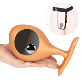 Wearable Anal Plug with Built-in Steel Ball Anal Toys