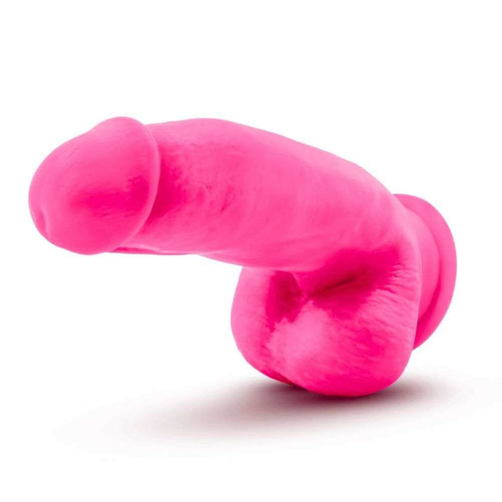 Blush Neo Elite - 7 Inch Silicone Dual Density Cock with Balls